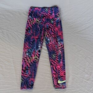 Girls Nike Dri-fit Multi-Color Tights